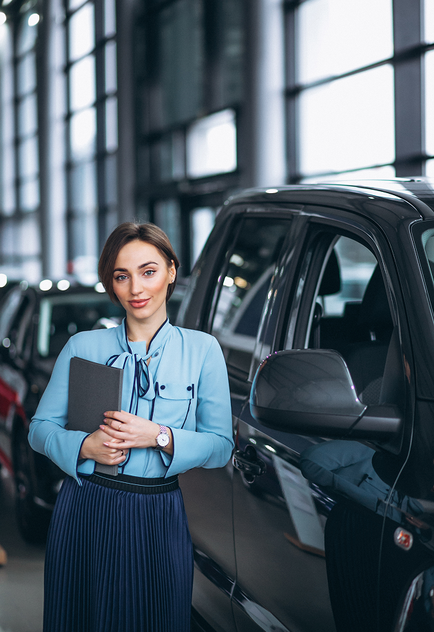 Car Dealers industry storefront mockup